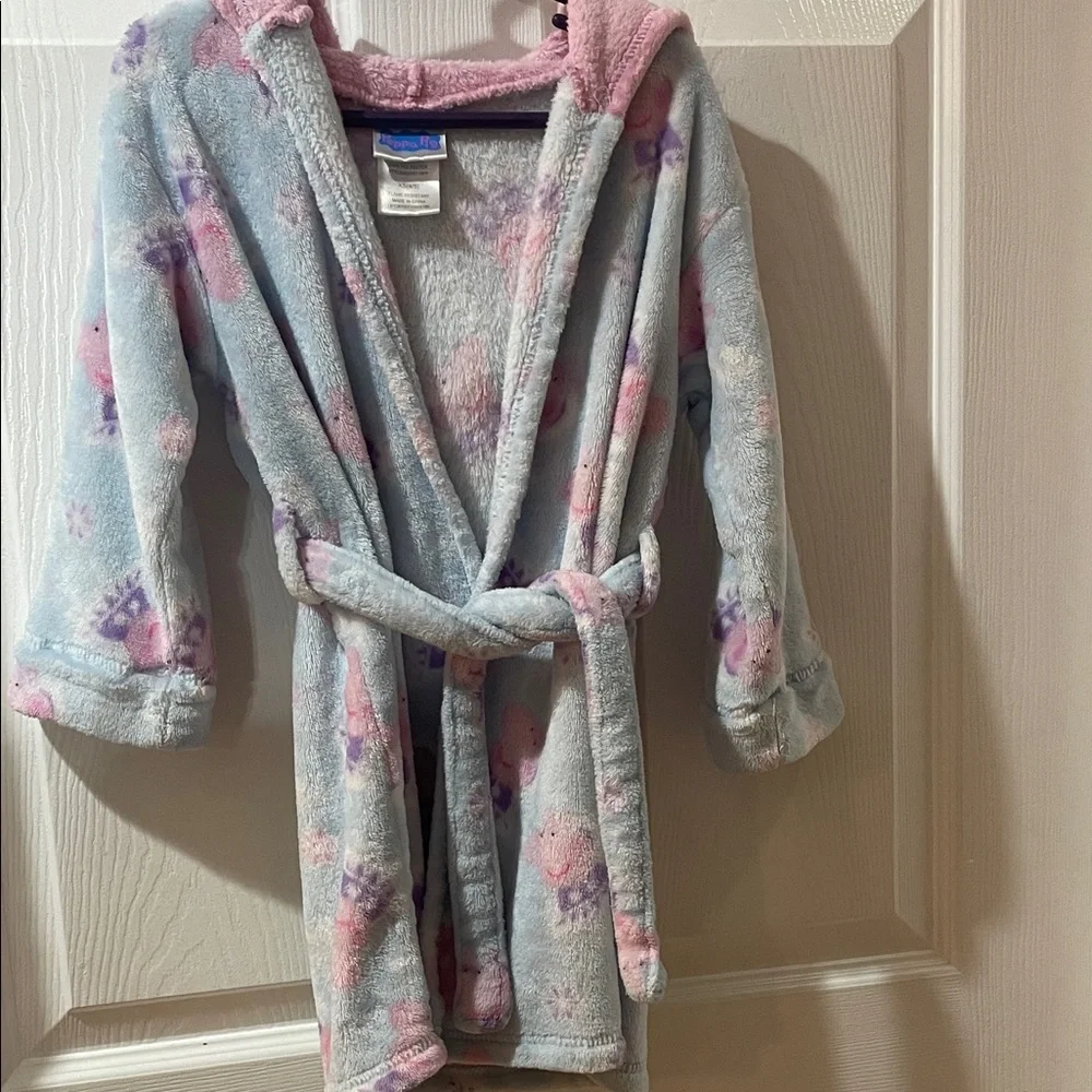 Peppa Pig Kids Hooded Robe Size 4